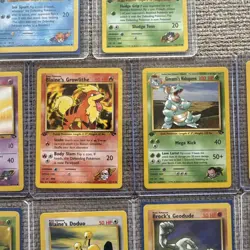 Pokemon Gym Challenge/ Hero’s 1st edition card lot. PACK FRESH NM/ M 17 Total - Image 4