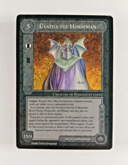 Uvatha the Horseman - Middle Earth CCG card (1995 ICE) MECCG The Wizards Limited - Image 1