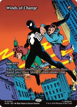 Winds of Change Borderless Marvel's Spider-Man NM MTG - Image 1