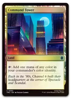 Command Tower #63 (Foil) (NM) TMC Magic MTG - Image 1