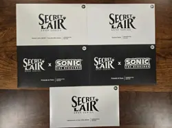 5pk-Secret Lair Drop Series Sealed- All Rainbow Foil Edition- Sonic-Kexp- Etc - Image 1