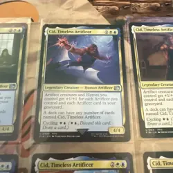MTG Cid Timeless Artificer Lot Of 6! All Different! Final Fantasy! Hot! - Image 3