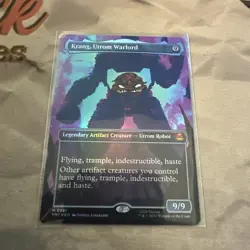 MTG Krang, Utrom Warlord - Foil - Borderless, English Magic the Gathering #0221 - Image 1