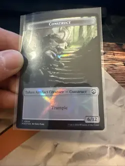 MTG Construct (Ripple Foil) Myr Double-Sided Token Commander: Modern Horizons 3 - Image 2
