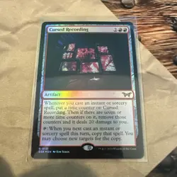 MTG Cursed Recording (0131) : Duskmourn: House of Horror Foil #0131 - Image 1