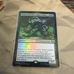 x1 Shark Shredder, Killer Clone - Foil R MTG Teenage Mutant Ninja Turtles Promo! - Image 1