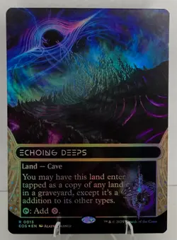Echoing Deeps (0013) (Borderless) [Edge of Eternities: Stellar Sights] Foil Near - Image 1