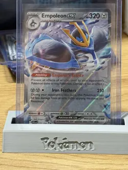 Pokemon TCG Empoleon EX 070/094 SR Phantasmal Flames Pack Fresh Mint - Image 1