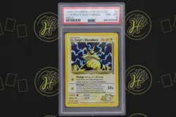 Lt. Surge’s Electabuzz 6/132 Gym Heroes 2000 Pokemon Card NM-MT PSA 8 - Image 1