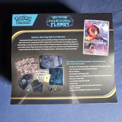 Pokemon TCG Phantasmal Flames ETB Elite Trainer Box FACTORY SEALED FREE SHIP - Image 2