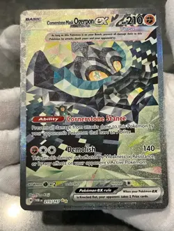 Pokemon Cornerstone Mask Ogerpon ex 215/167 Twilight Masquerade SIR LP - Image 3