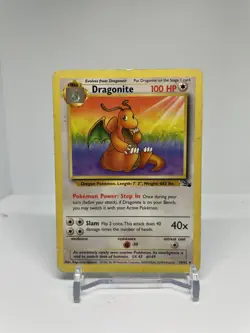 Dragonite 19/62 - Pokemon TCG Fossil Unlimited NON-HOLO Rare Card 1999 - HP - Image 1