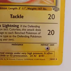 Electrode 18/64 Base Set Pokemon TCG Trading Card LP+ - Image 5