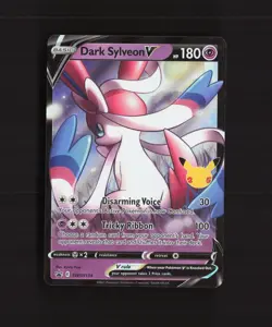 Dark Sylveon V SWSH134 Sword & Shield Black Star Promo Holo Pokemon Card LP+ - Image 1