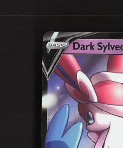 Dark Sylveon V SWSH134 Sword & Shield Black Star Promo Holo Pokemon Card LP+ - Image 3