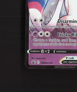 Dark Sylveon V SWSH134 Sword & Shield Black Star Promo Holo Pokemon Card LP+ - Image 5
