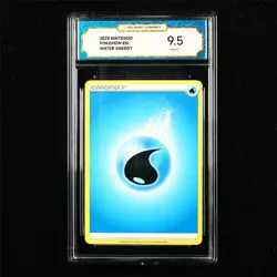 TQG 9.5 MINT+ 2020 Pokemon ENG Water Energy - Image 1