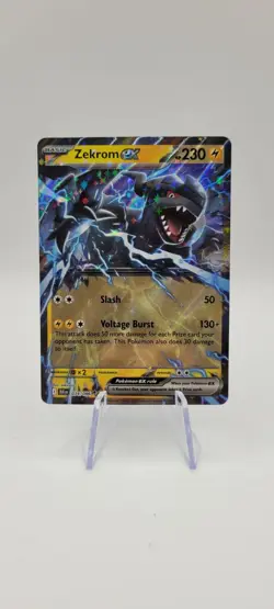 Pokemon TCG: Zekrom ex 034/086 Double Rare - Black Bolt -NM - Image 1