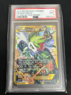 2017 Pokemon Premium Trainer Shaymin EX 77a/108 XY Collection Promo PSA 9 - Image 1