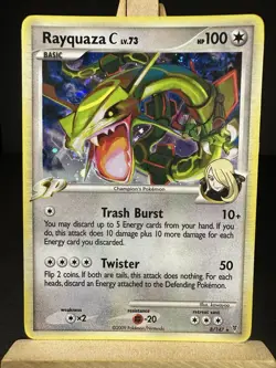 Pokemon Rayquaza C Lv. 73 8/147 Supreme Victors Holo LP/NM - Image 1