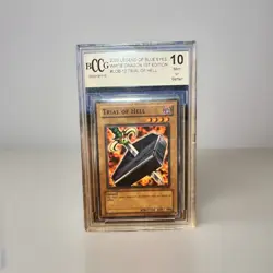 Yu-Gi-Oh! TCG Trial of Hell Legend of Blue Eyes White Dragon LOB-12 1st Edition - Image 1