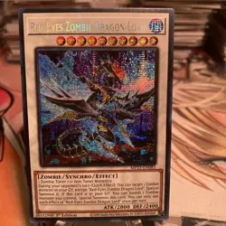 Yugioh x1 Red-Eyes Zombie Dragon Lord MP23-EN083 Prismatic Secret (Near Mint) - Image 1