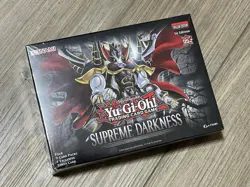 Yugioh 1st Edition Booster Supreme Darkness 4 (9 Card Pks Exclusive Token Card) - Image 1