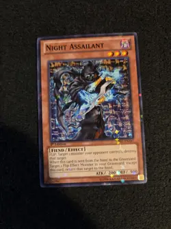 Night Assailant BP01-EN187 1st Edition Starfoil Rare LP - Image 1