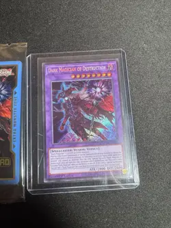 Yugioh! Dark Magician of Destruction secret rare MZMU-EN011 1st Ed NM - Image 1