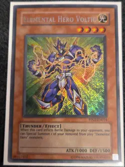 Yugioh Elemental Hero Voltic PP02-EN014 Secret Rare LP - Image 1