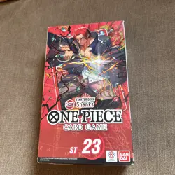 One Piece TCG Red Starter Deck 23 Shanks ST-23 Card Game New Sealed - Image 1