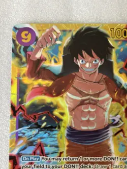 One Piece TCG Monkey D. Luffy OP09-119 SEC Emperors In The New World - Image 2