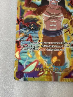 One Piece TCG Monkey D. Luffy OP09-119 SEC Emperors In The New World - Image 5