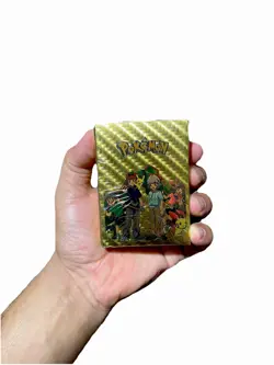 Pokemon Card Foil GOLD PACK CARDS TCG GX Vmax GX Card Rare 55Pcs New In Package - Image 1