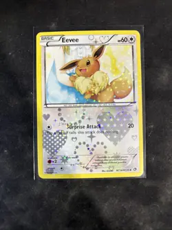 Eevee RC14/RC25 Legendary Treasures: Radiant Collection Holo Pokemon Card LP - Image 1