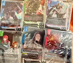 Gundam Card Game Steel Requiem GD03 "Pick A Card" Rare Singles - Image 1