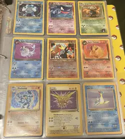 Massive Vintage Pokemon Binder Collection 450+ Cards 1999–2002 - Image 1