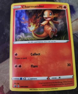 Charmander SWSH092 SWSH: Sword & Shield Promo Cards Holo Pokemon TCG - Image 1