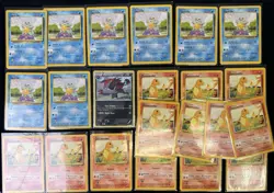 Pokemon Base Set Wizards of the Coast Squirtle Charmander Zoroark 22 Card Lot - Image 1