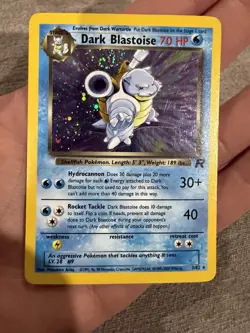 Pokemon TCG Dark Blastoise Team Rocket 3/82 Holo Card 2000 English - Image 4