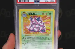 Nidoking Shadowless 11/102 Base Set WOTC 1999 Pokemon Trading Card NM PSA 7 - Image 4