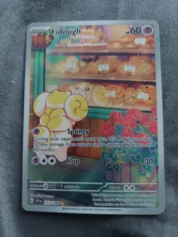 Fidough 213/198 Scarlet & Violet Base Set Illustration Rare Pokemon Card NM - Image 3