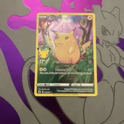 Pokemon Pikachu TCG Card Celebrations 005/025 Rare Black Star Holo NM Condition - Image 1
