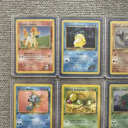 Pokemon Gym Challenge/ Hero’s 1st edition card lot. PACK FRESH NM/ M. 15 Total - Image 2