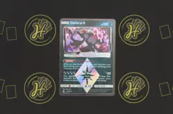 Darkrai Prism Star 77/156 Ultra Prism Holo Rare Pokemon Card NM - Image 1