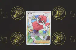 Ball Guy 065/072 Shining Fates Full Art Trainer Pokemon Card NM - Image 1