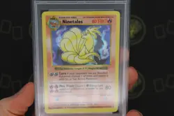 Ninetales Shadowless 12/102 Base Set 1999 WOTC Pokemon Trading Card NM-MT PSA 8 - Image 3
