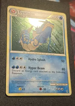 POKEMON CARD 2011 GYARADOS HOLO SWIRL 7/95 CALL OF LEGENDS - Image 2