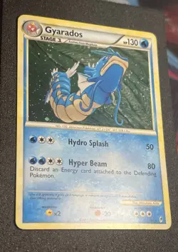 POKEMON CARD 2011 GYARADOS HOLO SWIRL 7/95 CALL OF LEGENDS - Image 4