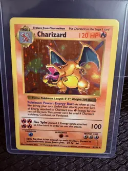 4 Pokemon Cards - Charizard, Blastoise, Misty Holos and Dark Charizard - Image 1